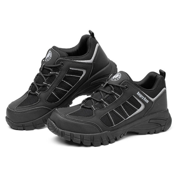 Cleab JK760 Casual sports lightweight non-slip safety shoes（black） (2)