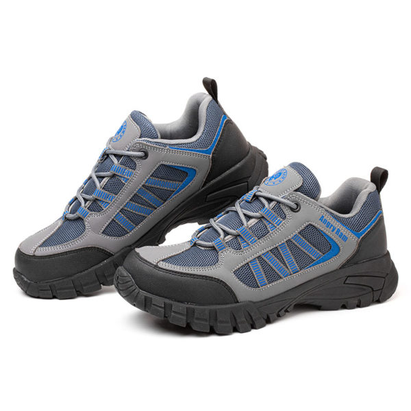 Cleab JK760 Casual sports lightweight non-slip safety shoes（blue） (2)