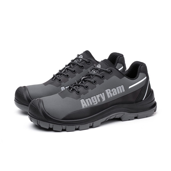 Cleab® JK762 Anti-smash casual air cushion safety shoes （Black Low-top） (3)